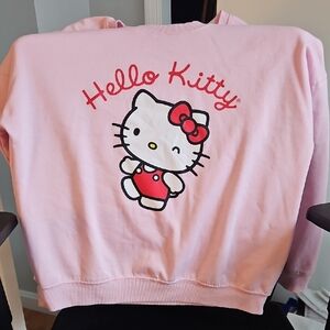 Hello Kitty Pink Sweatshirt with Red Accents